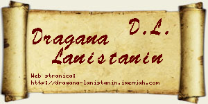 Dragana Laništanin vizit kartica